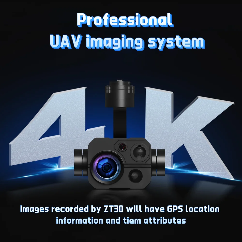Drone Camera With Gimbal - 2026 NewT30 Gimbal Camera Dr-one with
