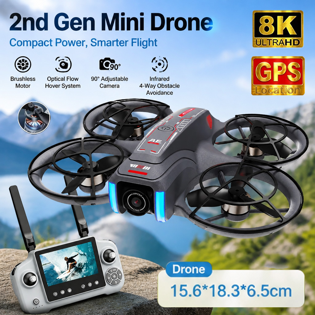 Drone Camera Night Vision - New 2nd AE21 GPS Drone Professional