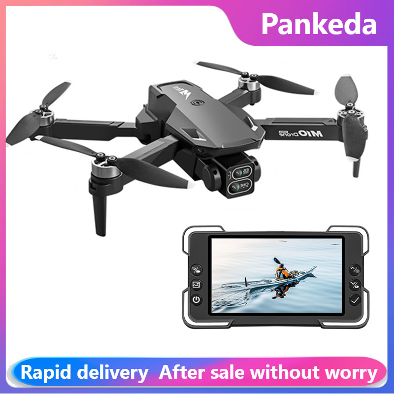 Drone Camera With Gimbal - M10 Camera Drone Remote Control with