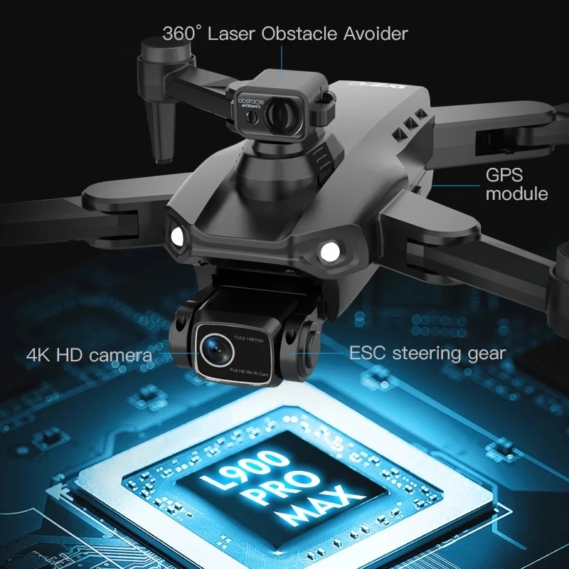 L900 Pro MAX GPS Drone 4K Prof - Drone Camera Wide Angle review and price
