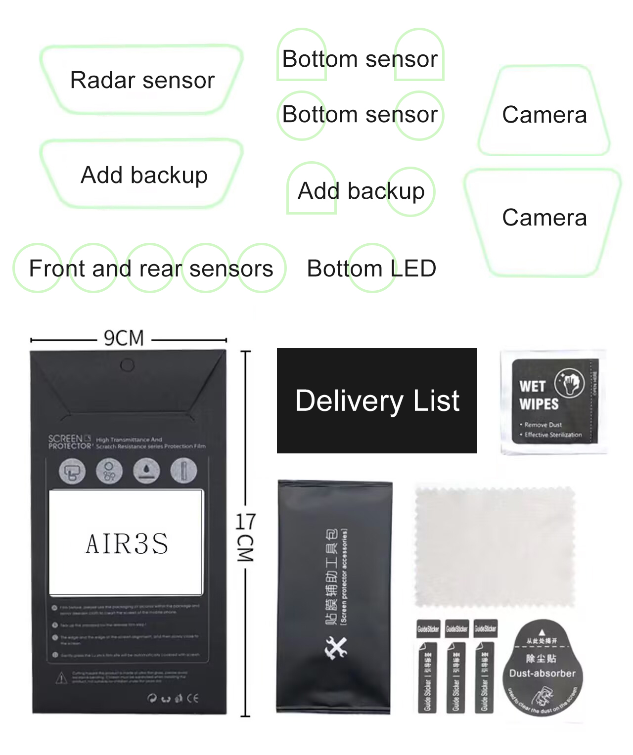 ​Lens Sensor Protective Film f - Drone Camera Filter review and price