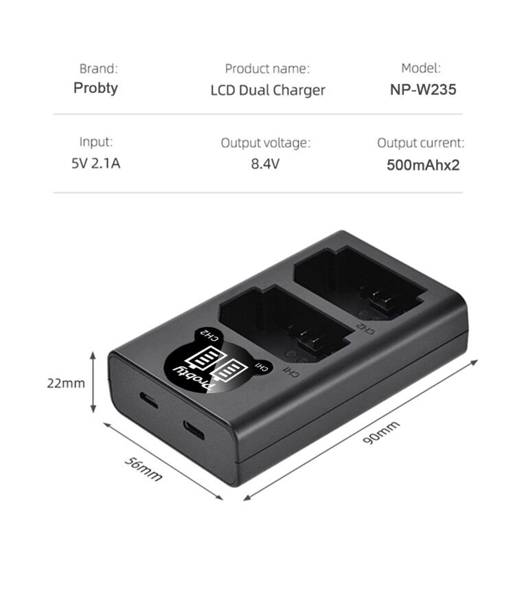 2200mAh NP-W235 NP W235 Batter - Drone Camera Action review and price