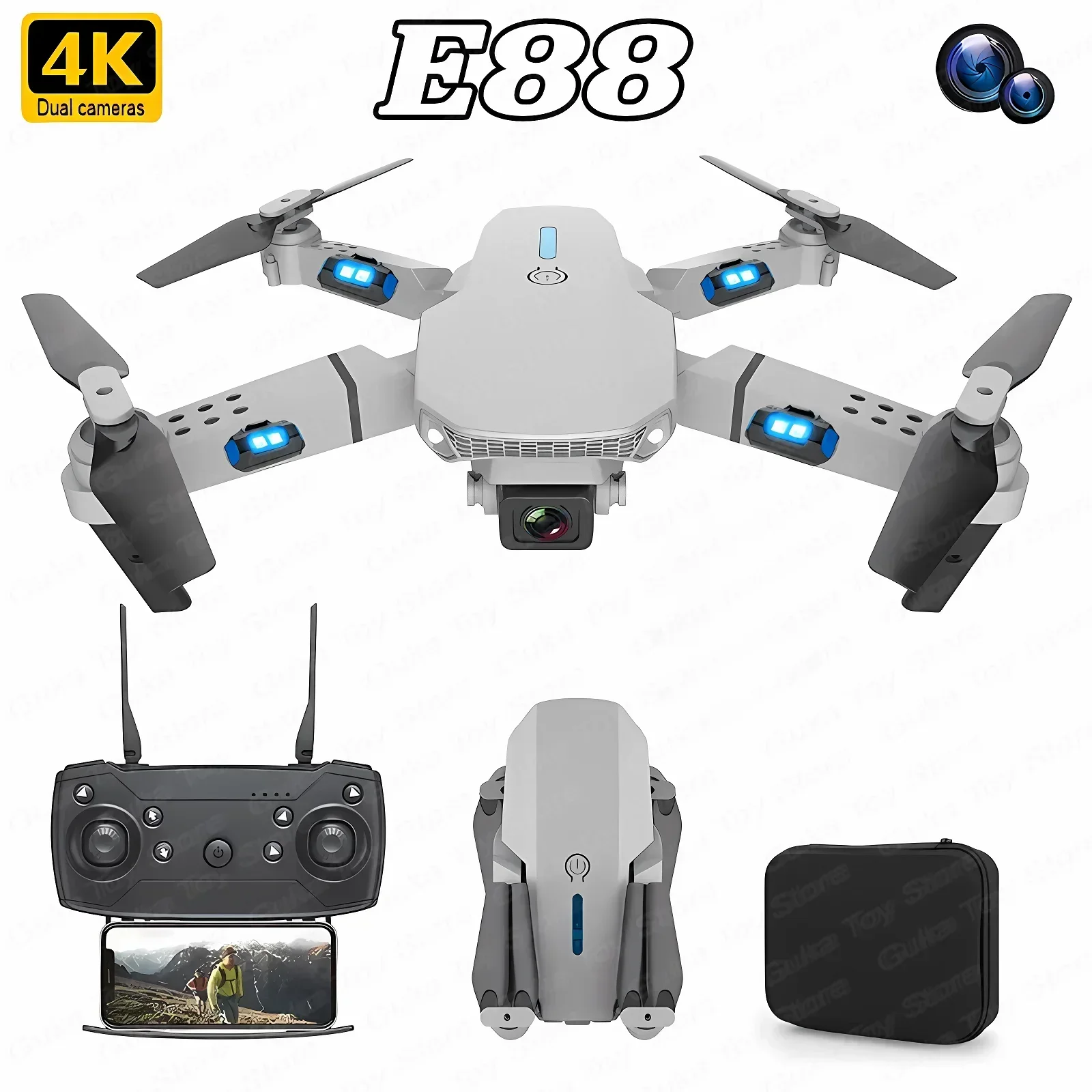 E88 Pro WIFI FPV Drone Wide An - Drone Camera Wide Angle review and price