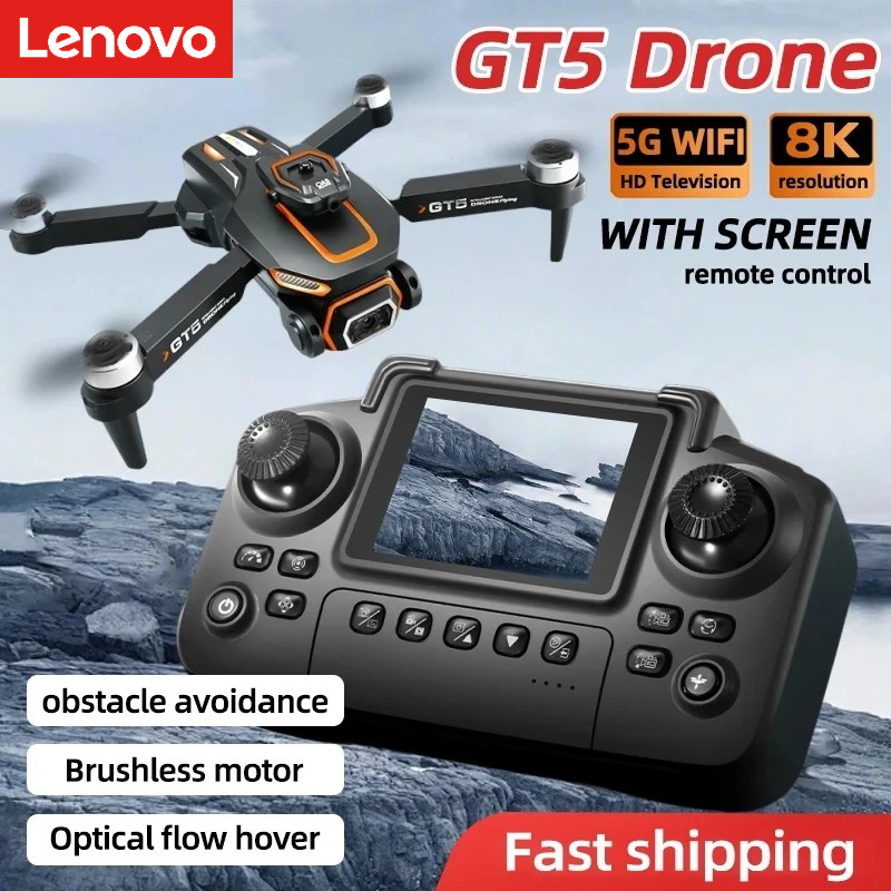 Lenovo GT5 Mini Drone 4K HD du - Drone Camera Wide Angle review and price