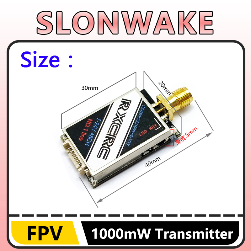 SLONWAKE  5.8G 48CH 1W VTX 100 - Drone Camera Lens review and price
