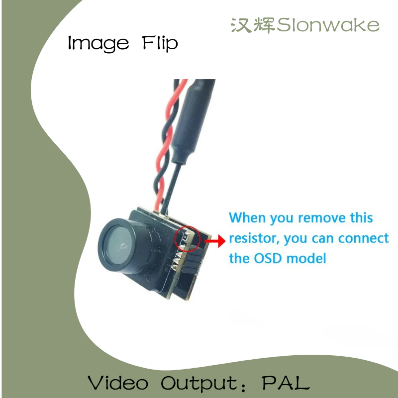 Slonwake 5.8G 48CH 25mW FPV VT - Drone Camera Wide Angle review and price