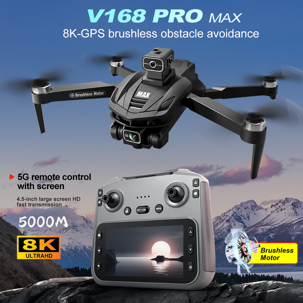 V168 PRO Max GPS Drone 8K Prof - Drone Camera Night Vision review and price