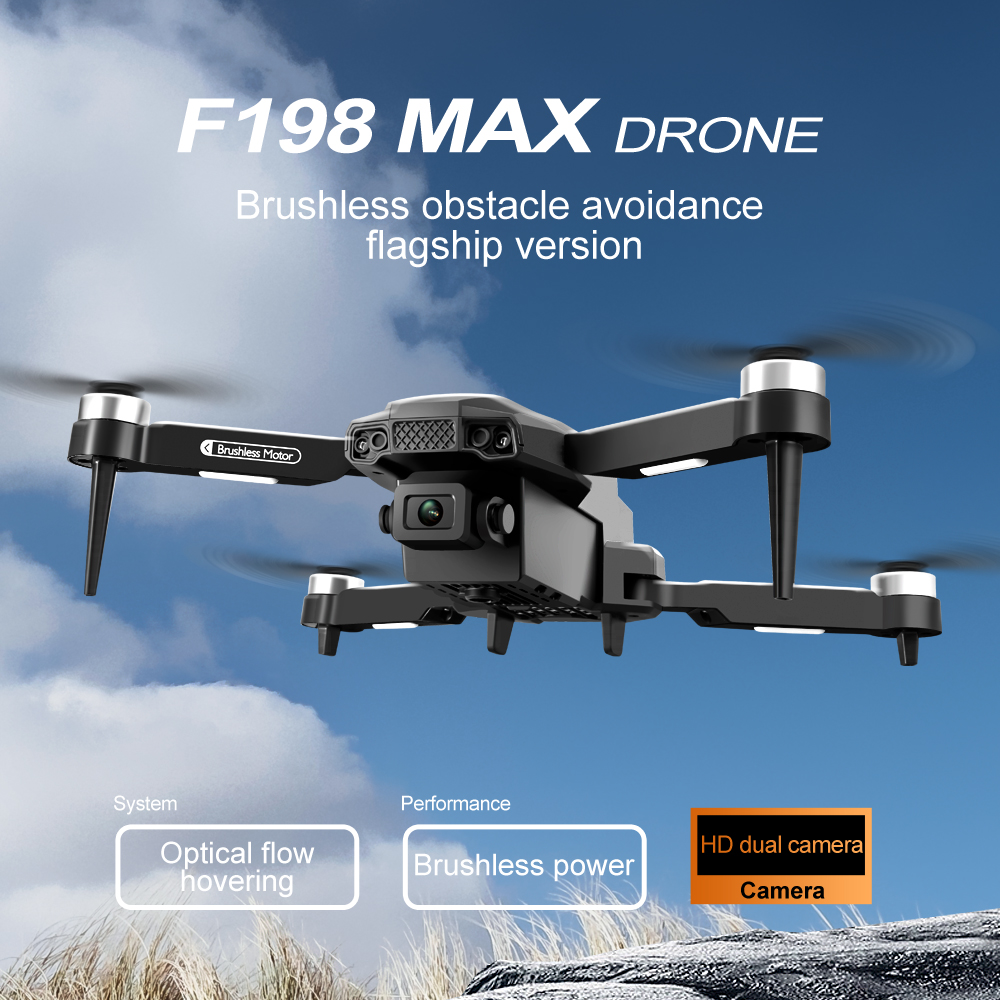New F198 Drone Professional Du - Drone Camera Wide Angle review and price