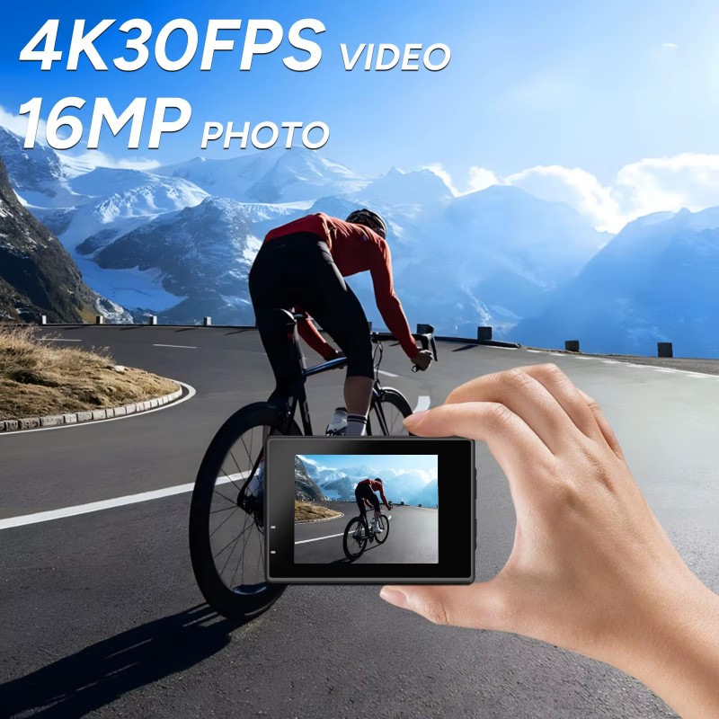 Dual Screen-SJ4000 SJCAM Helme - Drone Camera Action review and price