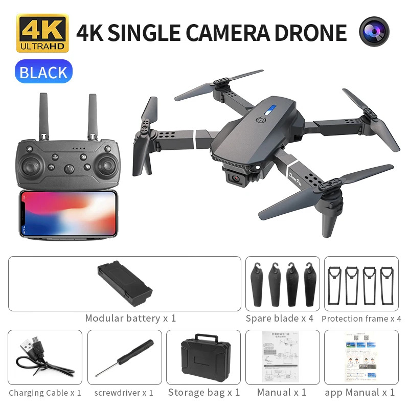 E88 ProIntelligent Folding Dro - Drone Camera 4K review and price