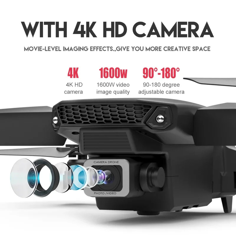 E88 ProIntelligent Folding Dro - Drone Camera 4K review and price
