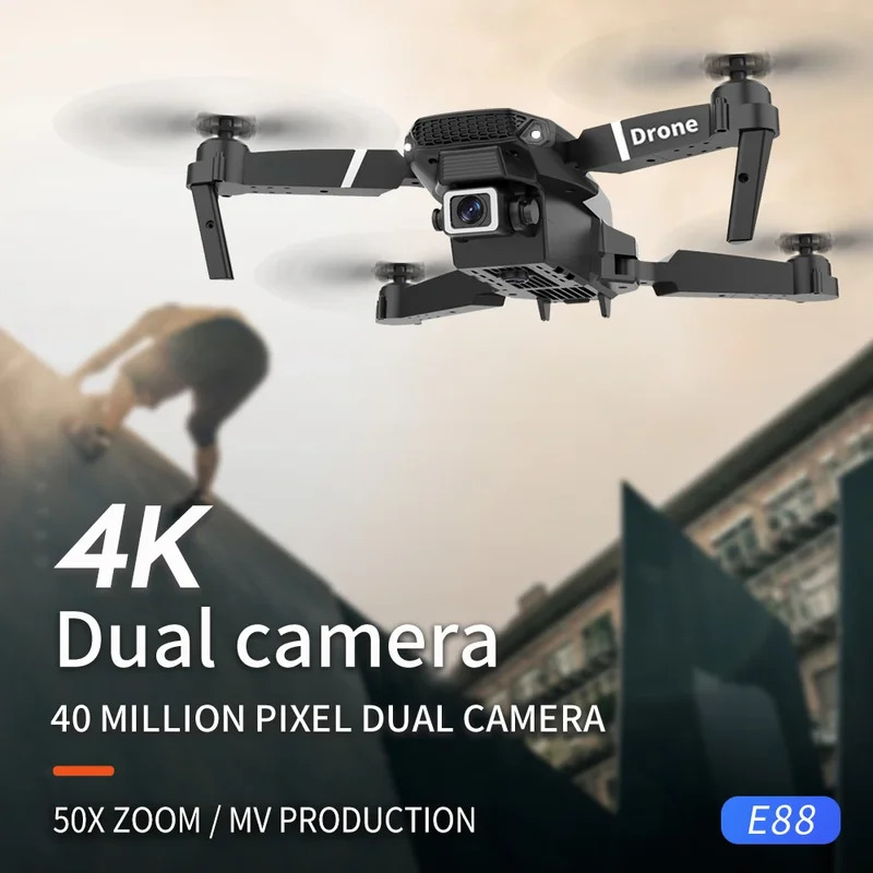 E88 ProIntelligent Folding Dro - Drone Camera 4K review and price