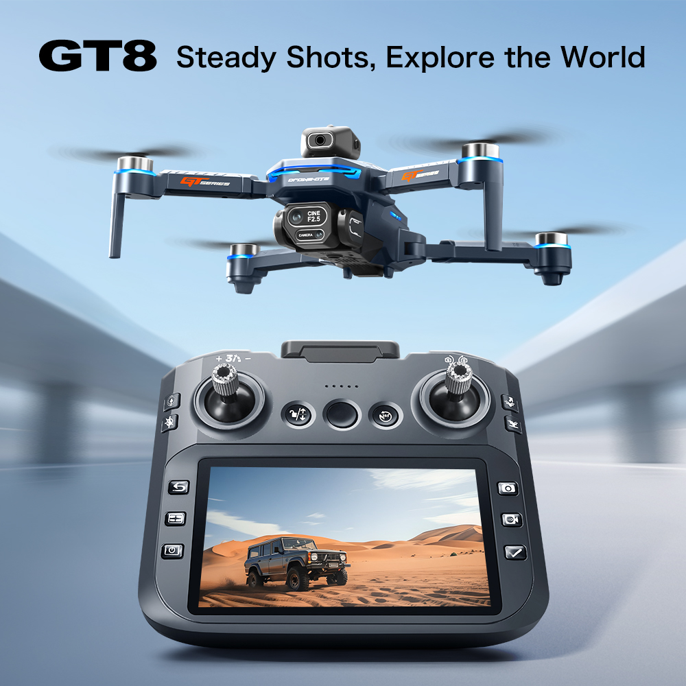 GT8 Obstacle Avoidance Aerial  - Drone Camera 4K review and price